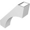 Ekena Millwork 5 1/2-in. W x 18-in. D x 22-in. H Westlake Architectural Grade PVC Knee Brace BRCP055X18X22WTL - alternate 5